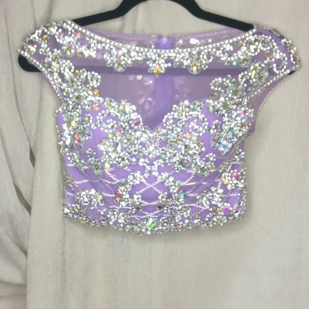 Camille la vie embroidered midi top